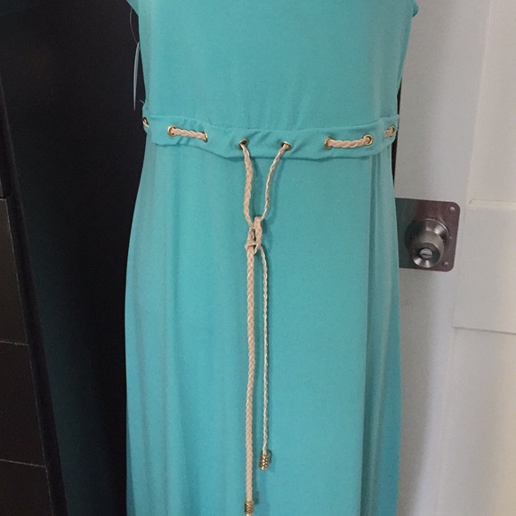Teal Green Maxi Dress S/M/L - Picture 3 of 6